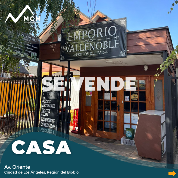 CASA CON LOCAL COMERCIAL - VENTA